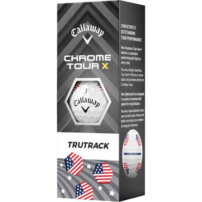Chrome Tour X TruTrack USA Golf Balls 2025