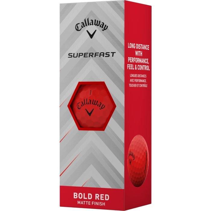 Superfast Bold Red 15-Pack Golf Balls 2025