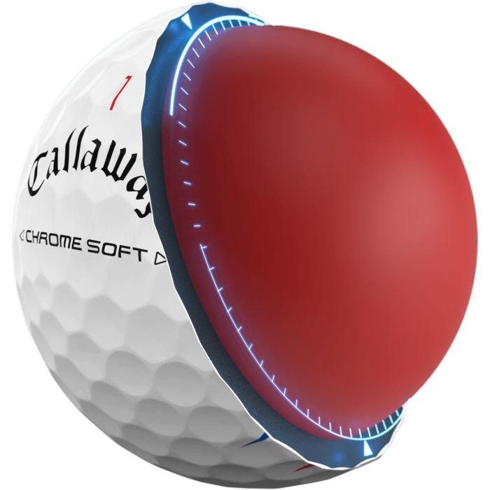 Chrome Soft Triple Track Golf Balls 2024 - 4 Dozen