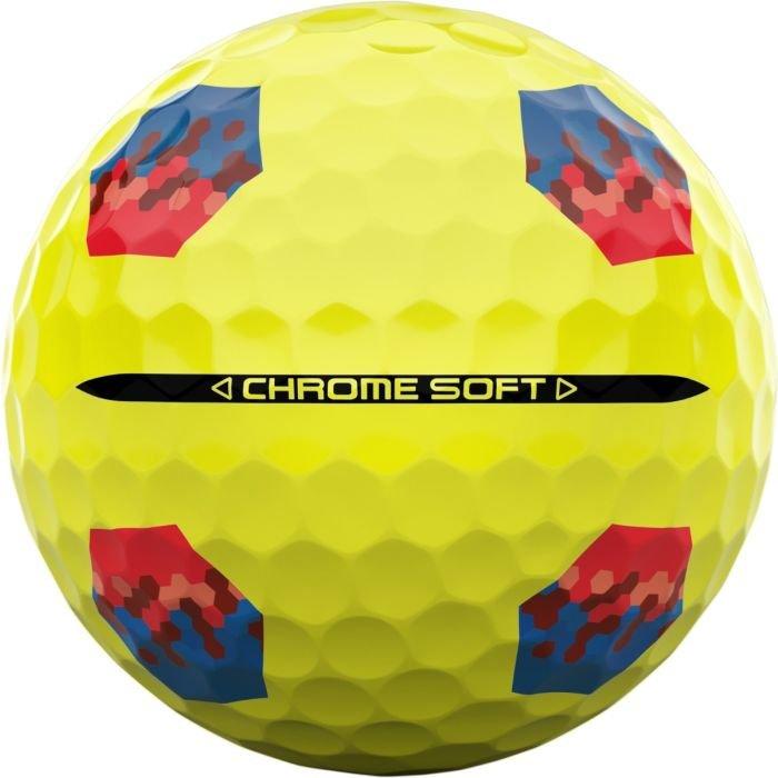 Chrome Soft TruTrack Golf Balls 2025 - Yellow