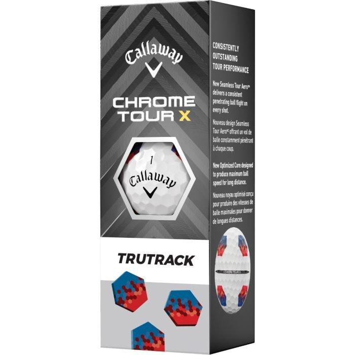 Chrome Tour X TruTrack Golf Balls 2025