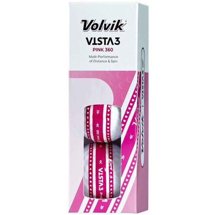 Vista3 Pink 360 BCRF Golf Balls 2025