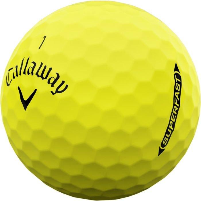 Superfast Bold Yellow 15-Pack Golf Balls 2025
