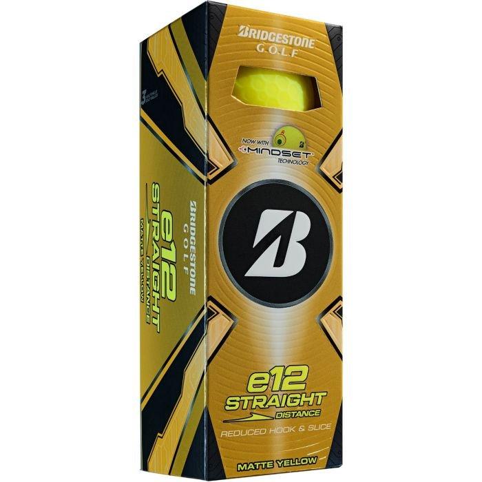e12 Straight Matte Yellow Golf Balls 2025