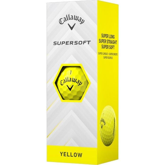 Supersoft Yellow Golf Balls 2025