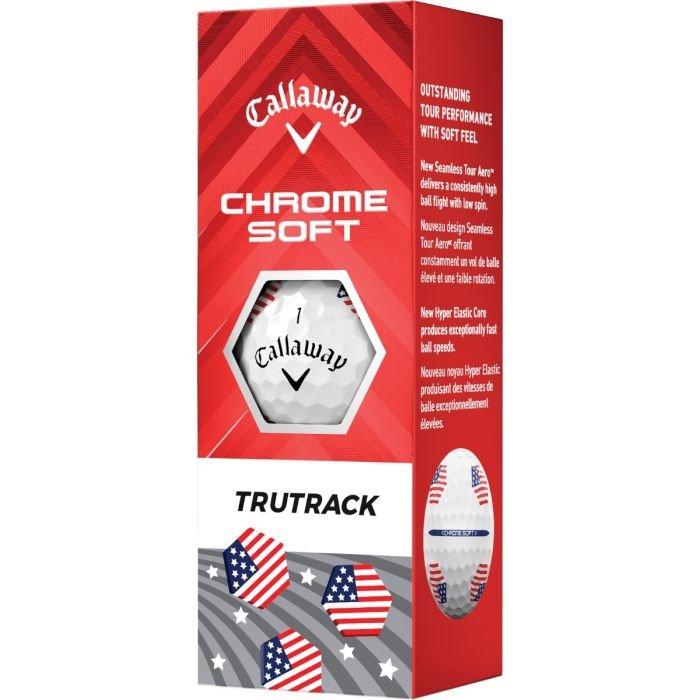 Chrome Soft TruTrack USA Golf Balls 2025