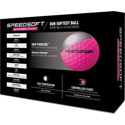 SpeedSoft Pink Golf Balls