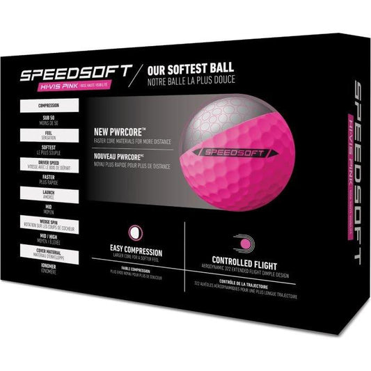 SpeedSoft Pink Golf Balls