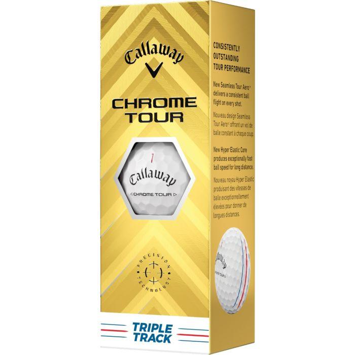 Chrome Tour Triple Track Golf Balls 2025