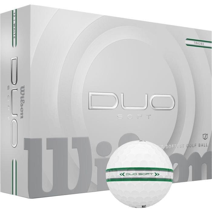 Duo Soft TRK360 White/Green Golf Balls 2025