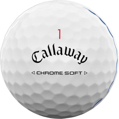 Chrome Soft Triple Track Golf Balls 2024 - 4 Dozen