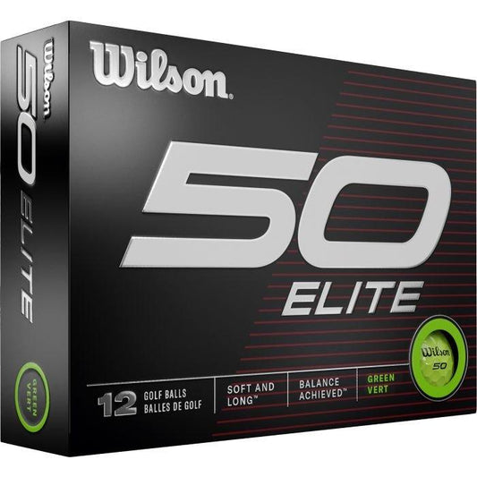 50 Elite Golf Balls - Green