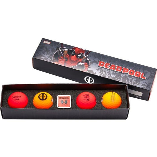 Vivid Marvel 3.0 Golf Ball Gift Set - Deadpool