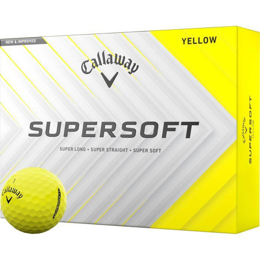 Supersoft Yellow Golf Balls 2025