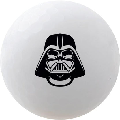 Vivid Soft Star Wars 6 Golf Ball Pack - Darth Vader