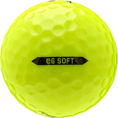 e6 Soft Yellow Golf Balls 2025