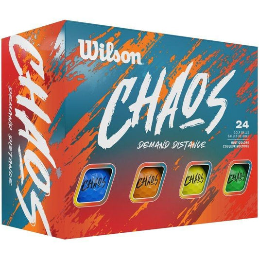 Chaos Colored Golf Balls - Double Dozen