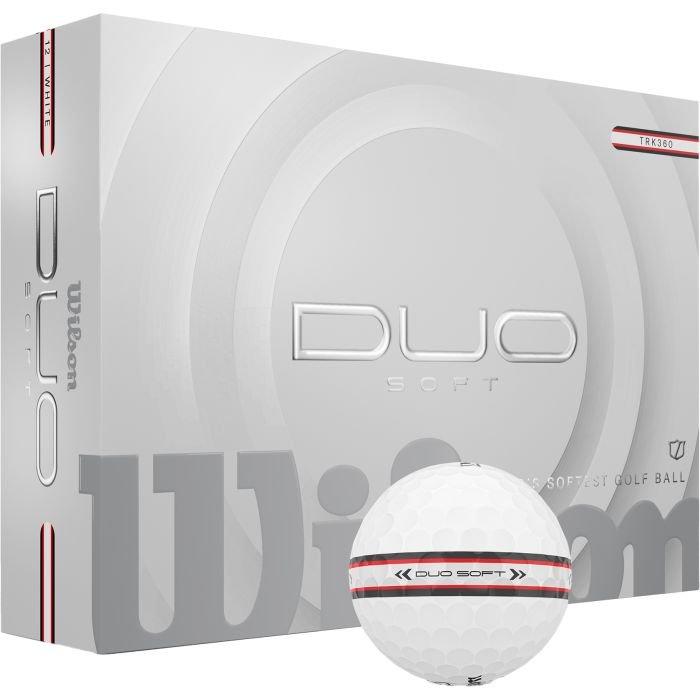 Duo Soft TRK360 White/Red Golf Balls 2025