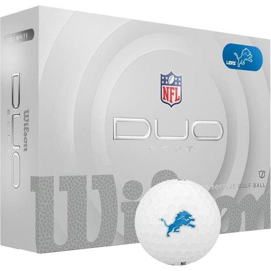 Duo Soft Detroit Lions NFL Golf Balls 2025