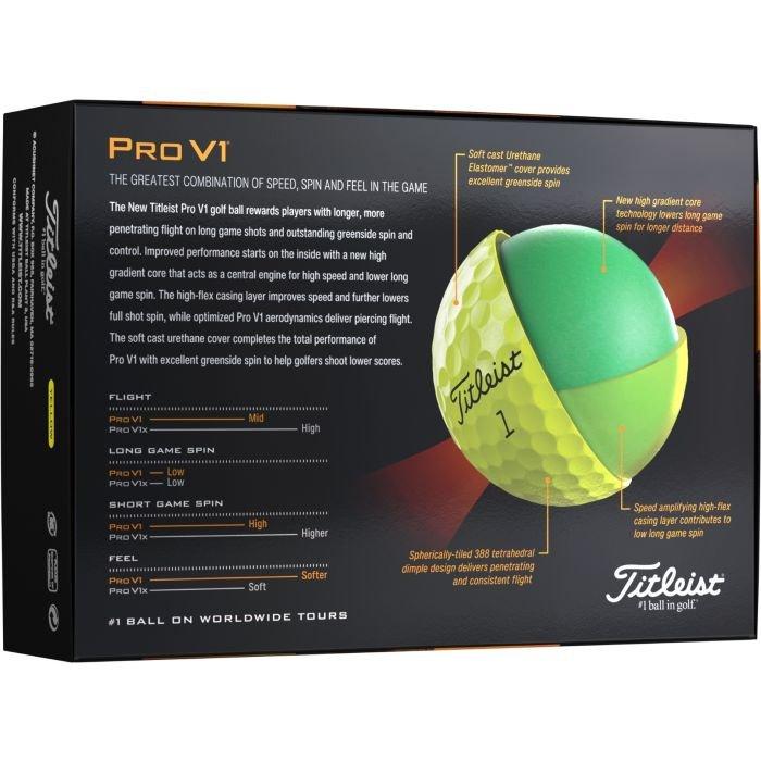 Pro V1 Golf Balls - Yellow