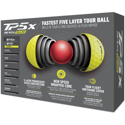 TP5x Golf Balls 2025 - Yellow