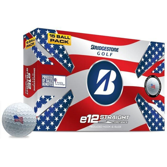 e12 Straight Patriot 15-Pack Golf Balls 2025