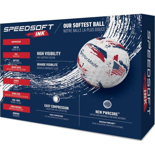 Speedsoft Ink USA Limited Edition Golf Balls 2025