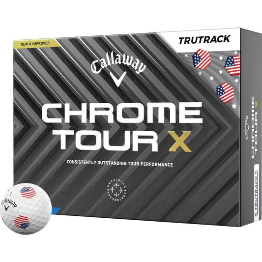 Chrome Tour X TruTrack USA Golf Balls 2025