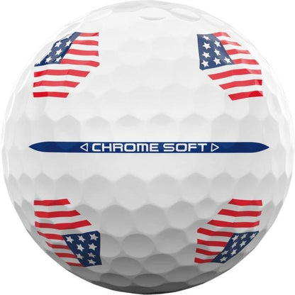 Chrome Soft TruTrack USA Golf Balls 2025