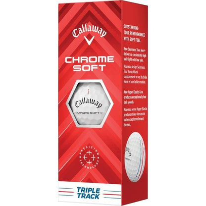 Chrome Soft Triple Track Golf Balls 2025