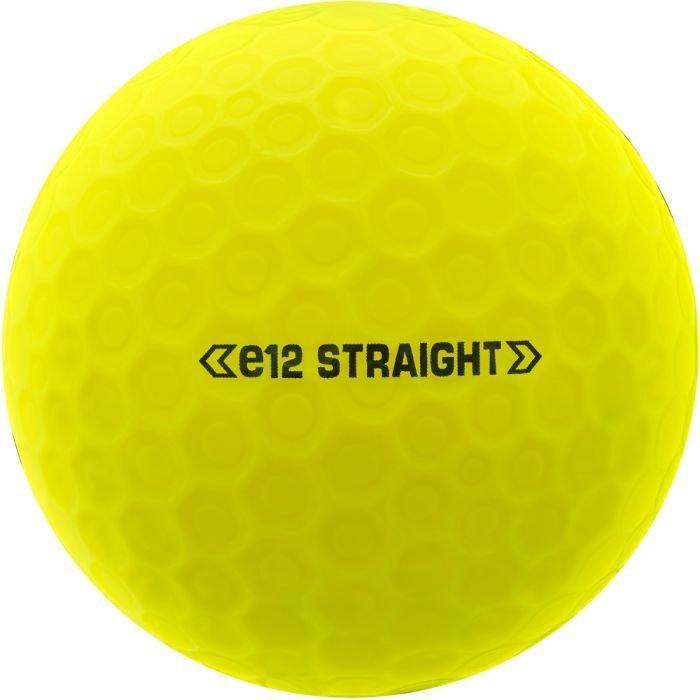 e12 Straight Matte Yellow Golf Balls 2025