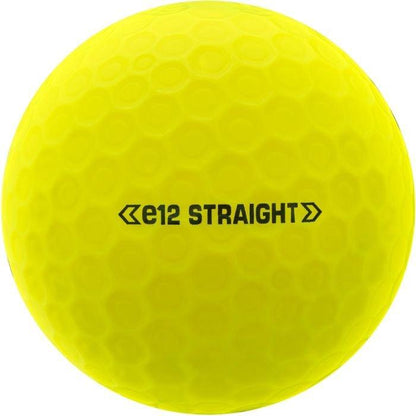 e12 Straight Matte Yellow Golf Balls 2025