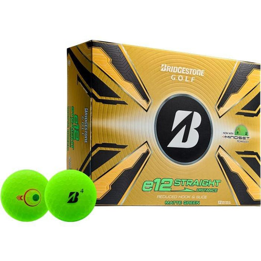 e12 Straight Matte Green Golf Balls 2025