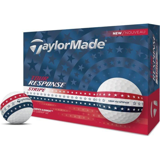 Tour Response Stripe USA Golf Balls 2025