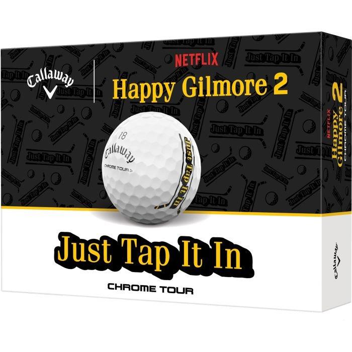 Chrome Tour Happy Gilmore 2 Just Tap It In Golf Balls 2025