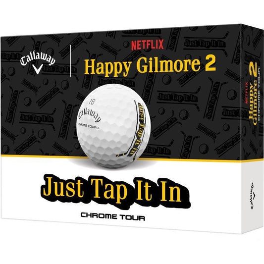 Chrome Tour Happy Gilmore 2 Just Tap It In Golf Balls 2025