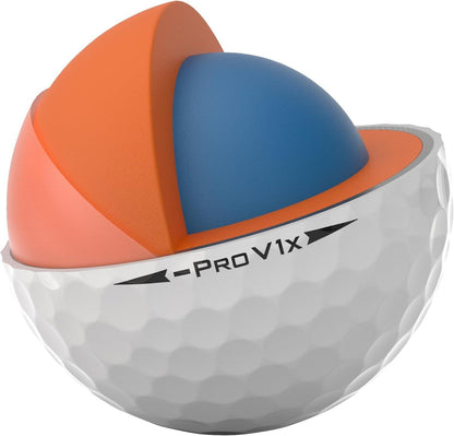 2025  Pro V1x Left Dash Golf Balls