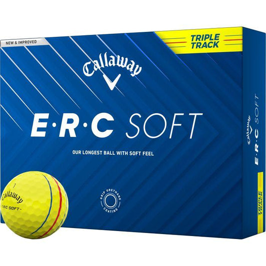 ERC Soft Yellow Golf Balls 2025