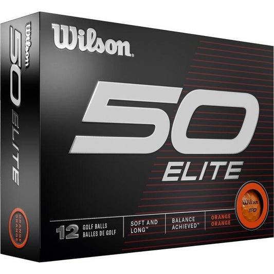 50 Elite Golf Balls - Orange