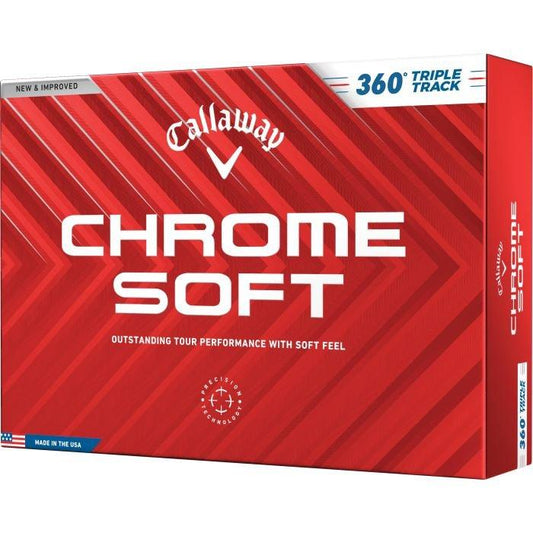 Chrome Soft 360 Triple Track Golf Balls 2025