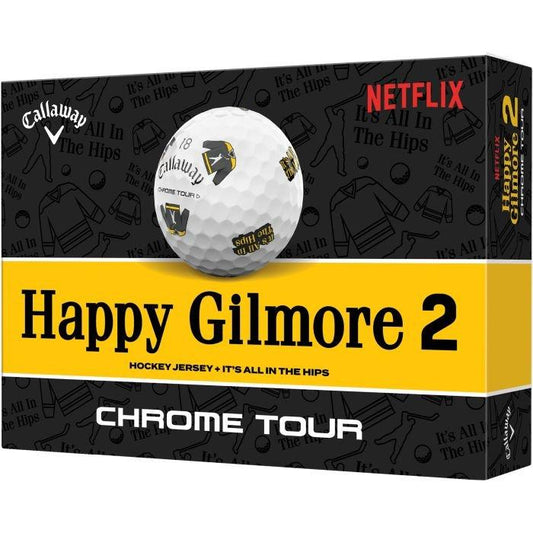 Chrome Tour Happy Gilmore 2 Its All In The Hips Golf Balls 2025