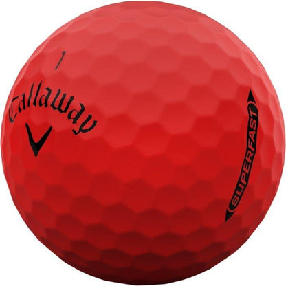 Superfast Bold Red 15-Pack Golf Balls 2025