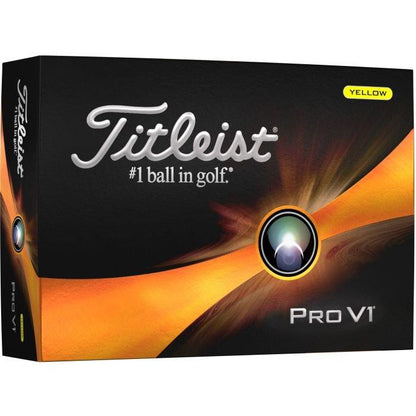 Pro V1 Golf Balls - Yellow