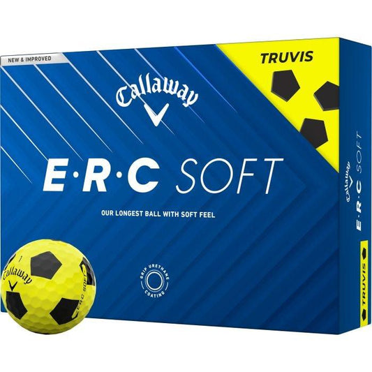 ERC Soft Truvis Yellow Golf Balls 2025
