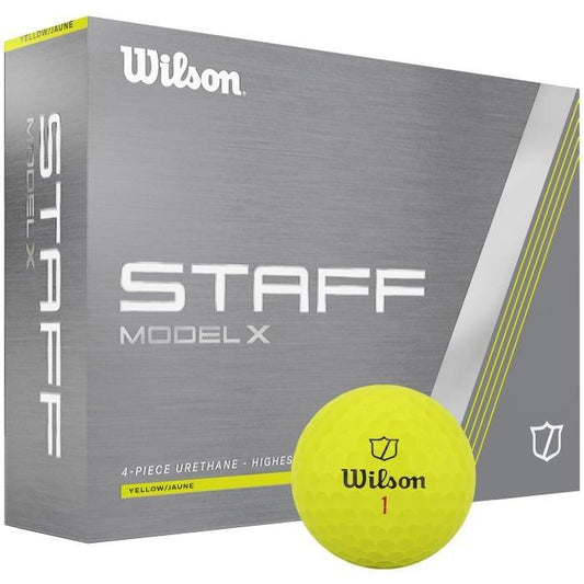 Staff Model X Golf Balls 2025- Yellow