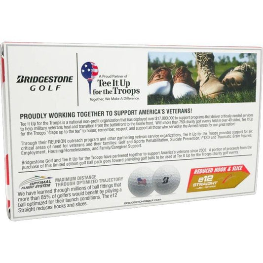 e12 Straight Patriot 15-Pack Golf Balls 2025